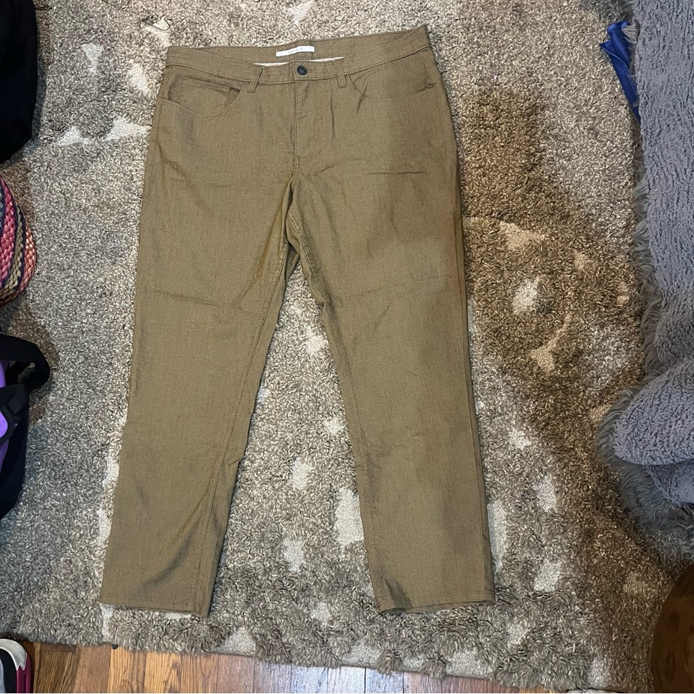 Perry Ellis Tan Chinos Classic Style